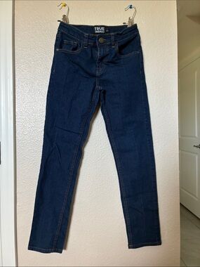 Indigo Dark Blue Kids Skinny Jeans